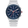 Thumbnail Image 0 of Tommy Hilfiger Men's Blue Dial Stainless Steel Bracelet Watch