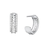 Thumbnail Image 1 of Michael Kors Brilliance Silver Cubic Zirconia Hoop Earrings