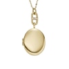 Thumbnail Image 1 of Fossil Locket Collection Gold Tone Chain Locket Pendant