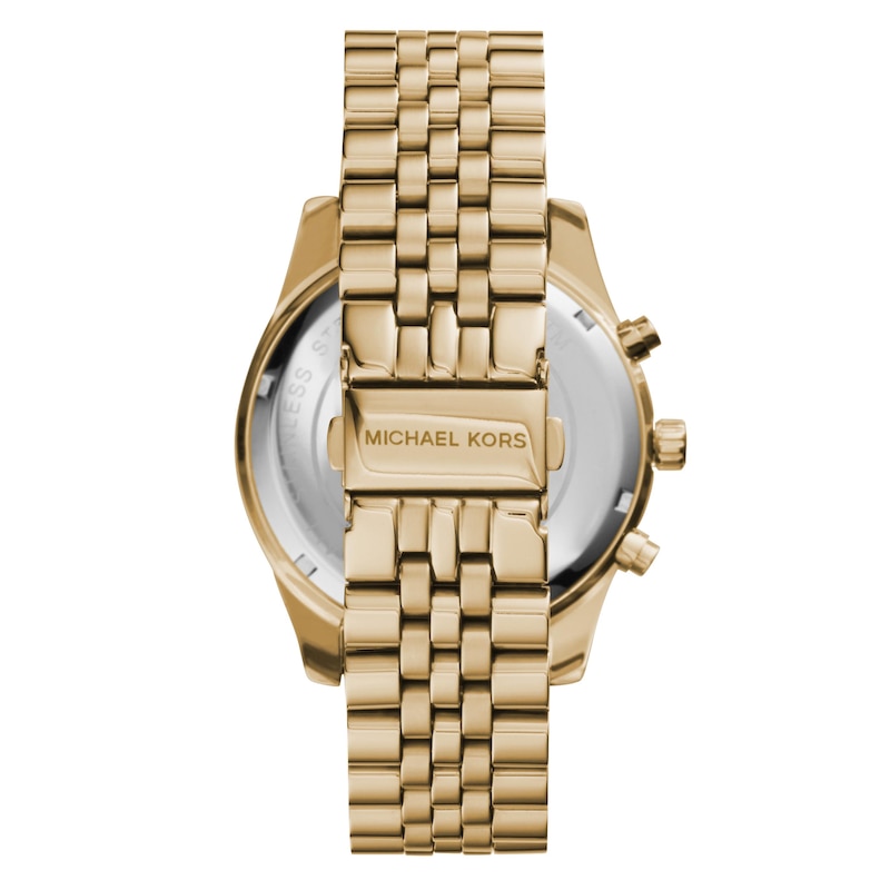Michael Kors Lexington Men's Gold Tone Bracelet Watch