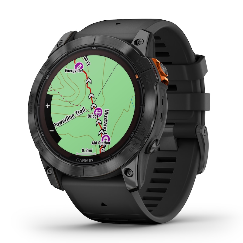 Garmin Fenix 7X Pro Solar 51mm Black Silicone Strap Smartwatch