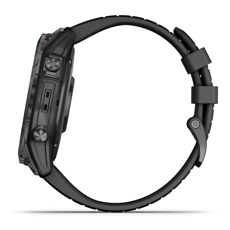 Garmin Fenix 7X Pro Solar 51mm Black Silicone Strap Smartwatch