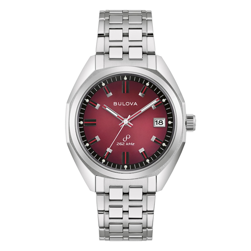 Bulova Jet Star High Precision Men's Red Dial Bracelet Watch