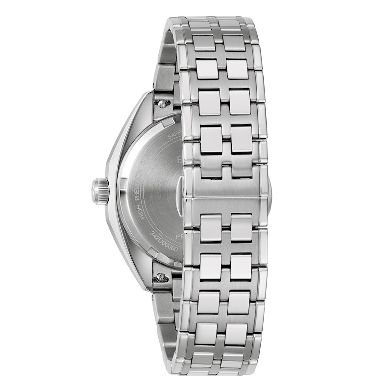 Bulova Men's Jet Star Red Dial Stainless Steel Bracelet Watch | H.Samuel