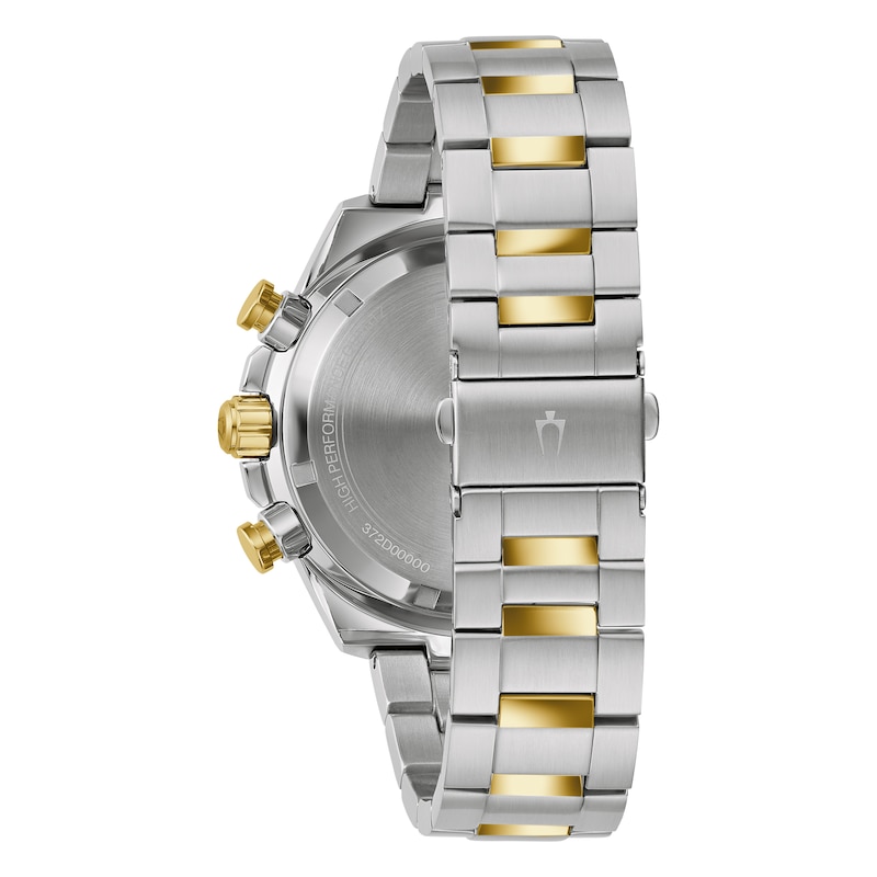 Main Image 3 of Bulova High Precision Chronograph Men's Two-Tone Stainless Steel Bracelet Watch