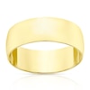 Thumbnail Image 0 of 9ct Yellow Gold 7mm Heavy D Shape Ring