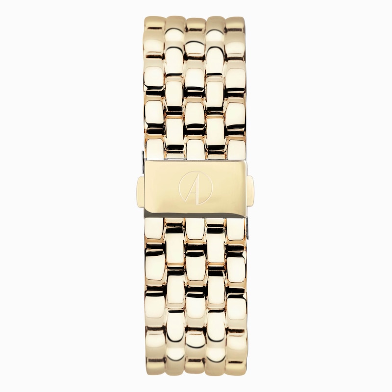 Accurist Ladies' Rectangle 26mm Dial Gold Tone Stainless Steel Watch