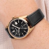 Thumbnail Image 8 of Accurist Ladies' Everyday 30mm Dial Black Leather Strap Watch
