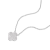 Thumbnail Image 1 of Sterling Silver Cubic Zirconia Pave Set Clover Pendant