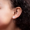 Thumbnail Image 2 of Disney Lilo & Stitch Sterling Silver Blue & Pink Enamel Stud Earrings