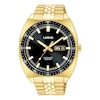 Thumbnail Image 1 of Lorus 43mm Men's Black Dial Gold Tone Stainless Steel Bracelet Watch