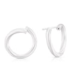 Thumbnail Image 0 of Sterling Silver Swirl Circle 10mm Hoop Earrings