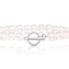 Thumbnail Image 2 of Sterling Silver Rose Quartz Beaded T-Bar Bracelet