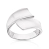Thumbnail Image 0 of Sterling Silver Chunky Wrap Over Ring Size L