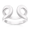 Thumbnail Image 1 of Sterling Silver Chunky Open Wrap Ring Size N