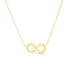 Thumbnail Image 0 of 9ct Yellow Gold Infinity Pendant Choker Necklace