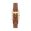 Thumbnail Image 2 of Fossil Raquel Ladies' Black Rectangular Dial Brown Leather Strap Watch