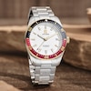 Thumbnail Image 4 of Tommy Hilfiger Men's White Dial Stainless Steel Bracelet Automatic Watch