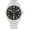 Thumbnail Image 0 of Tommy Hilfiger Men's Black Bold Dial Stainless Steel Bracelet Watch