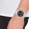 Thumbnail Image 3 of Tommy Hilfiger Men's Black Bold Dial Stainless Steel Bracelet Watch