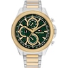 Thumbnail Image 1 of Tommy Hilfiger Men's Green Dial Two Tone Bracelet Watch