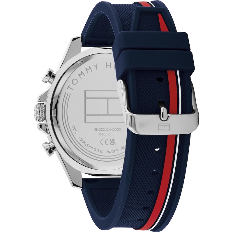 Main Image 3 of Tommy Hilfiger Men's Blue Dial Silicone Strap Watch