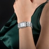 Thumbnail Image 5 of Sekonda Sparkle Ladies' White Dial Blue Detail Silver Tone Bracelet Watch