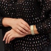 Thumbnail Image 5 of Sekonda Sparkle Ladies' Champagne Dial Blue Detail Gold Tone Bracelet Watch
