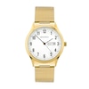 Thumbnail Image 1 of Sekonda Easy Reader Men's White Dial Gold Tone Expander Bracelet Watch