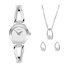Thumbnail Image 0 of Sekonda Ladies' Stone Set Silver Tone Necklace, Earrings & Watch Gift Set