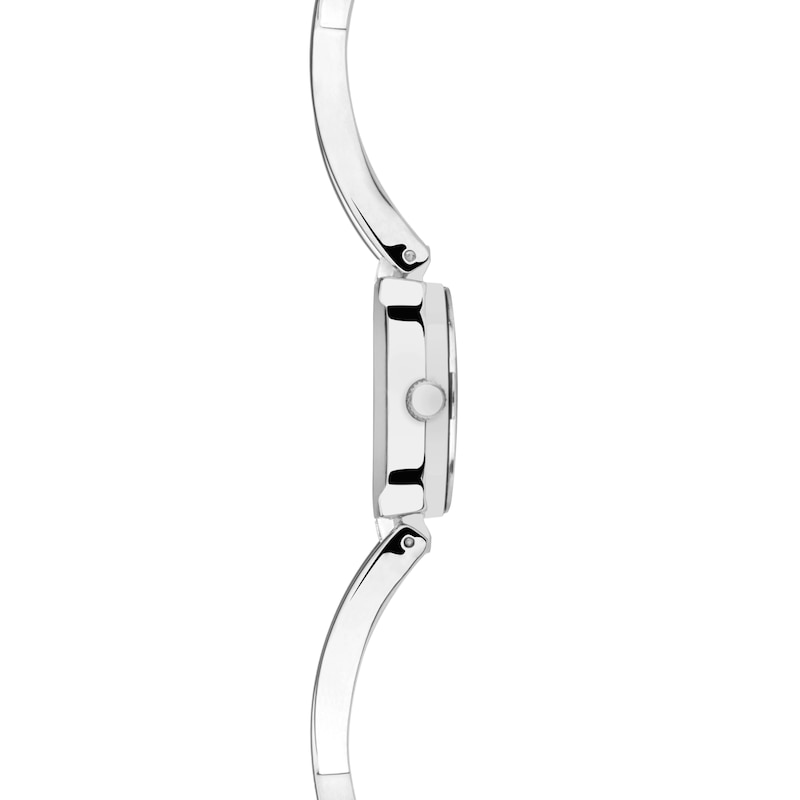 Sekonda Ladies' Stone Set Silver Tone Necklace, Earrings & Watch Gift Set