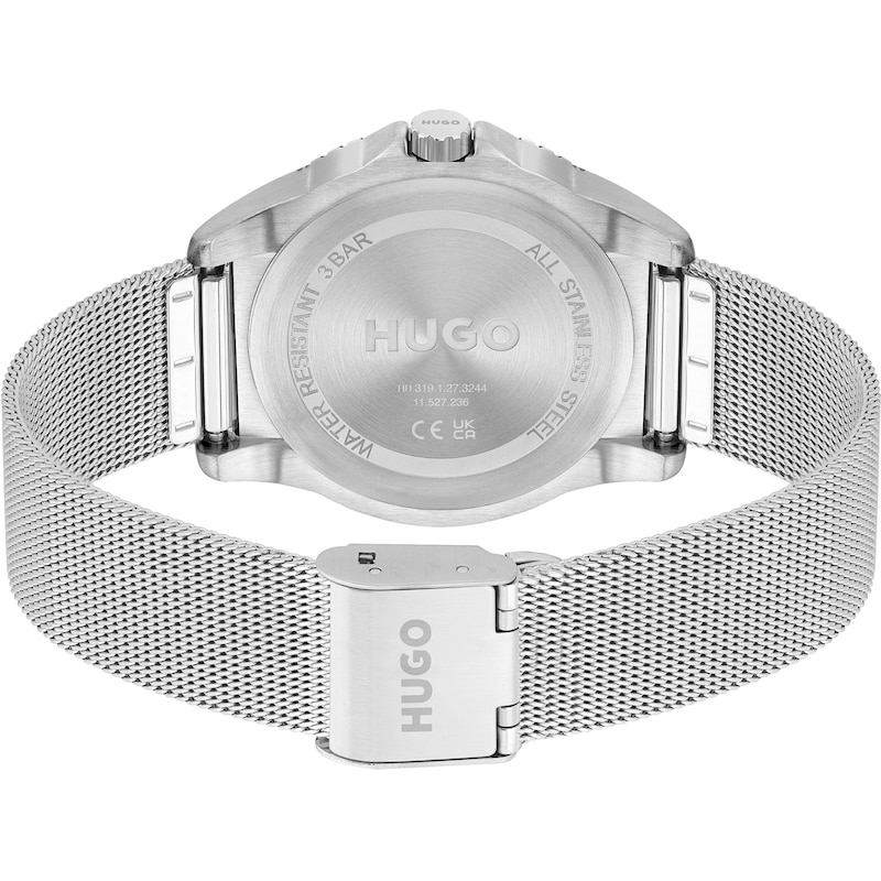 Main Image 2 of HUGO #DANCE Ladies' Silver Dial Silver Mesh Strap Watch