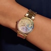 Thumbnail Image 5 of Olivia Burton Kaleido Bloom Ladies' Rainbow Dial Gold-Tone Stainless Steel Bracelet Watch