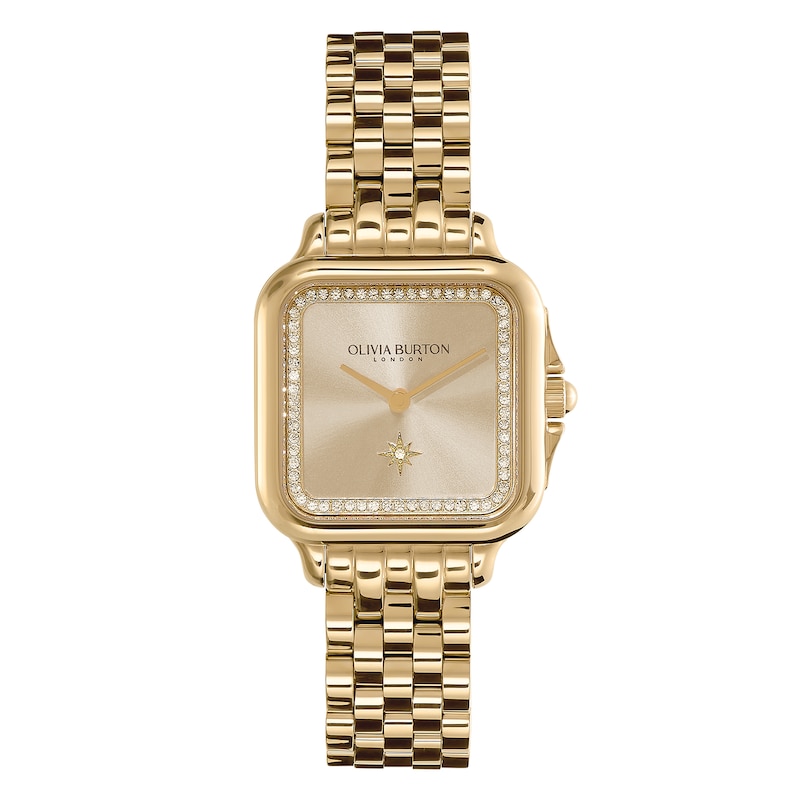 Main Image 1 of Olivia Burton 28mm Grosvenor Gold-Tone Bracelet Watch