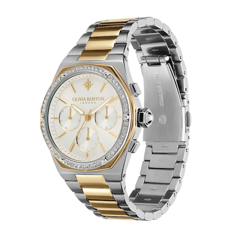 Main Image 2 of Olivia Burton Hexa Ladies' Two-Tone Stainless Steel Bracelet Watch