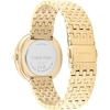 Thumbnail Image 1 of Calvin Klein Ladies' White Dial & Gold Tone Stainless Steel Watch