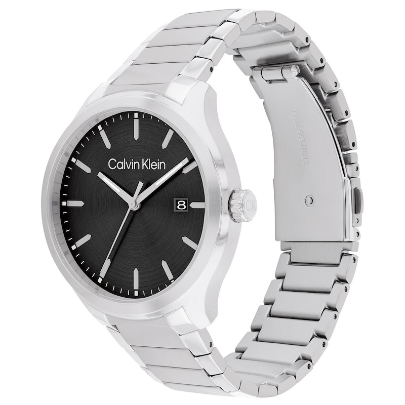 Main Image 3 of Calvin Klein Define Men's Black Dial Stainless Steel Bracelet Watch