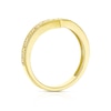 Thumbnail Image 3 of 9ct Yellow Gold Textured Vintage Pattern Wishbone Ring