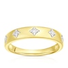 Thumbnail Image 0 of 9ct Yellow Gold 0.10ct Diamond Round Cut Wedding Band