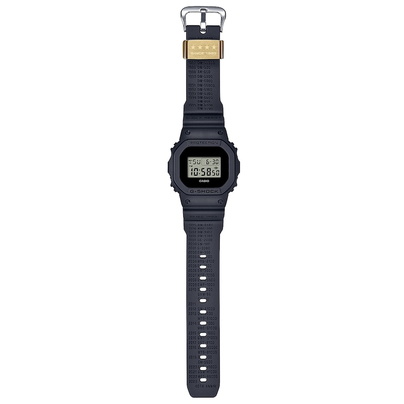 G-Shock DWE-5657RE-1ER Men's 40th Anniversary Re-Masterpiece Limited Edition Black Resin Strap Watch