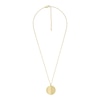 Thumbnail Image 1 of Fossil Harlow Ladies' Gold Tone Coin Pendant Necklace