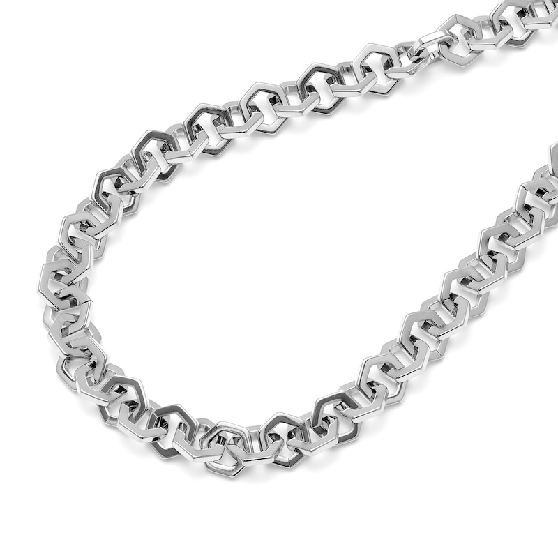 Olivia Burton Honeycomb Ladies' Stainless Steel Link Necklace