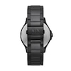 Thumbnail Image 2 of Armani Exchange Men's Black Stainless Steel Watch & Leather Bracelet Gift Set