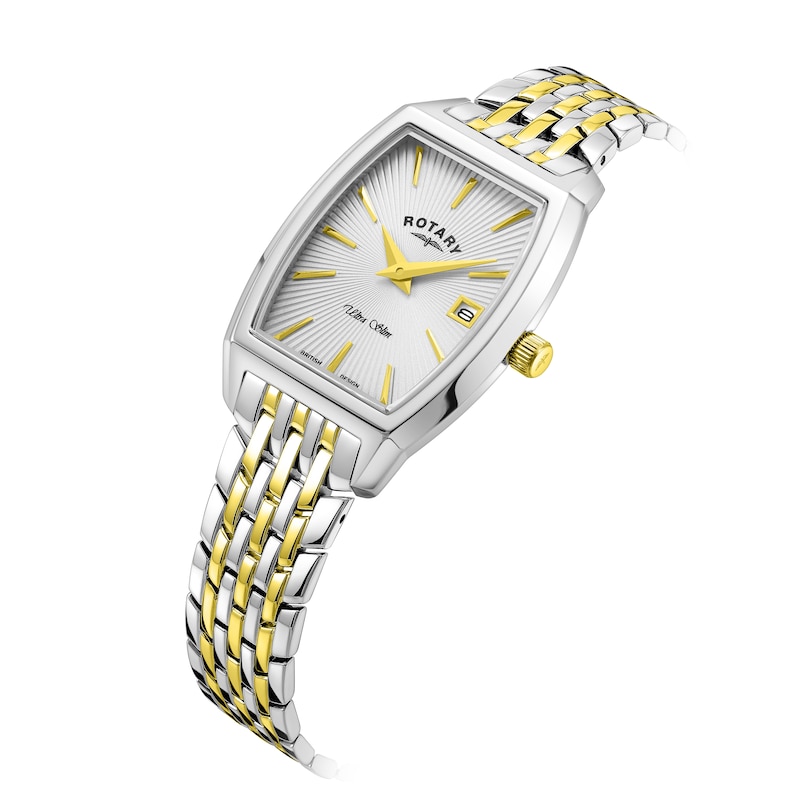 Main Image 2 of Rotary Ladies' Silver Dial Two Tone Bracelet Watch