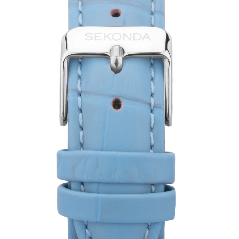 Sekonda Taylor Ladies' Light Blue Leather Strap Watch