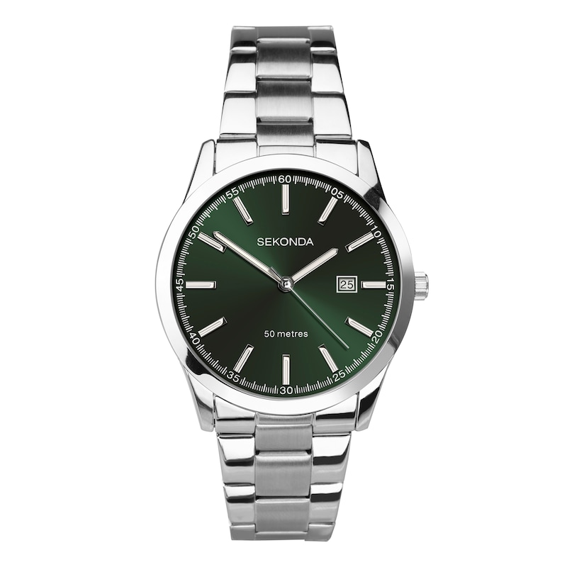 Sekonda Taylor Men's Green Dial Bracelet Watch