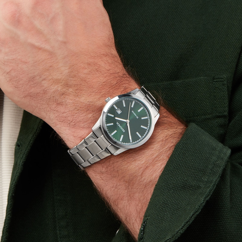 Sekonda Taylor Men's Green Dial Bracelet Watch