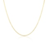 Thumbnail Image 0 of Sterling Silver & 18ct Gold Plated Vermeil 60 Gauge 18 Inch Curb Chain Necklace