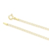 Thumbnail Image 2 of Sterling Silver & 18ct Gold Plated Vermeil 60 Gauge 18 Inch Curb Chain Necklace