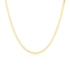 Thumbnail Image 0 of Sterling Silver & 18ct Gold Plated Vermeil 80 Gauge 20 Inch Curb Chain Necklace